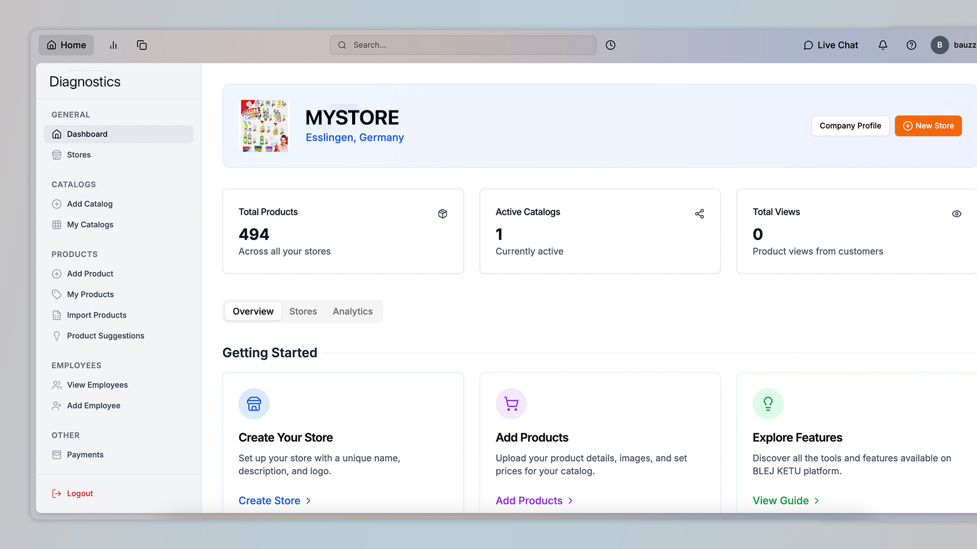 Dashboard Development Example